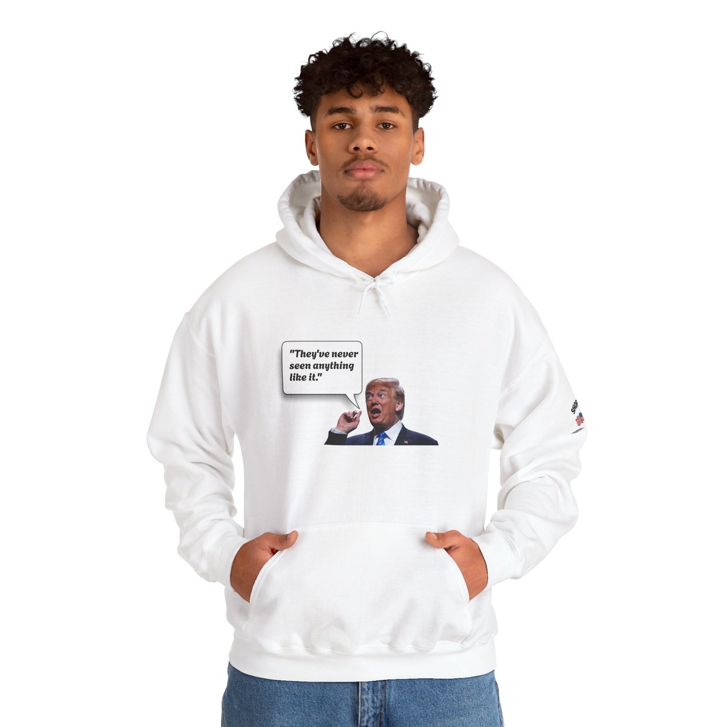 Donald Trump "They've never seen anything like it" Hoodie