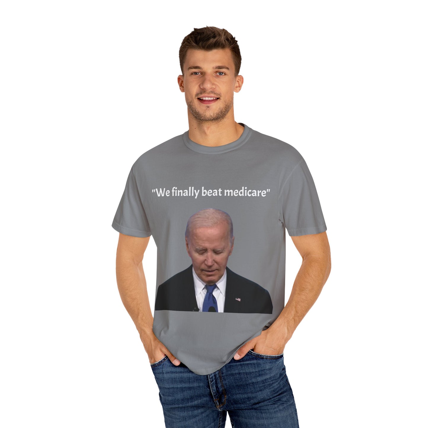 46th President Joe Biden "We finally beat Medicare" T-shirt